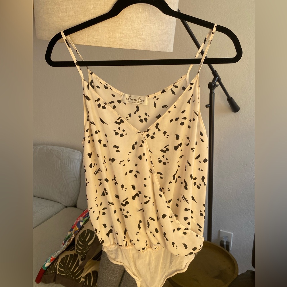 Spaghetti strap onesie